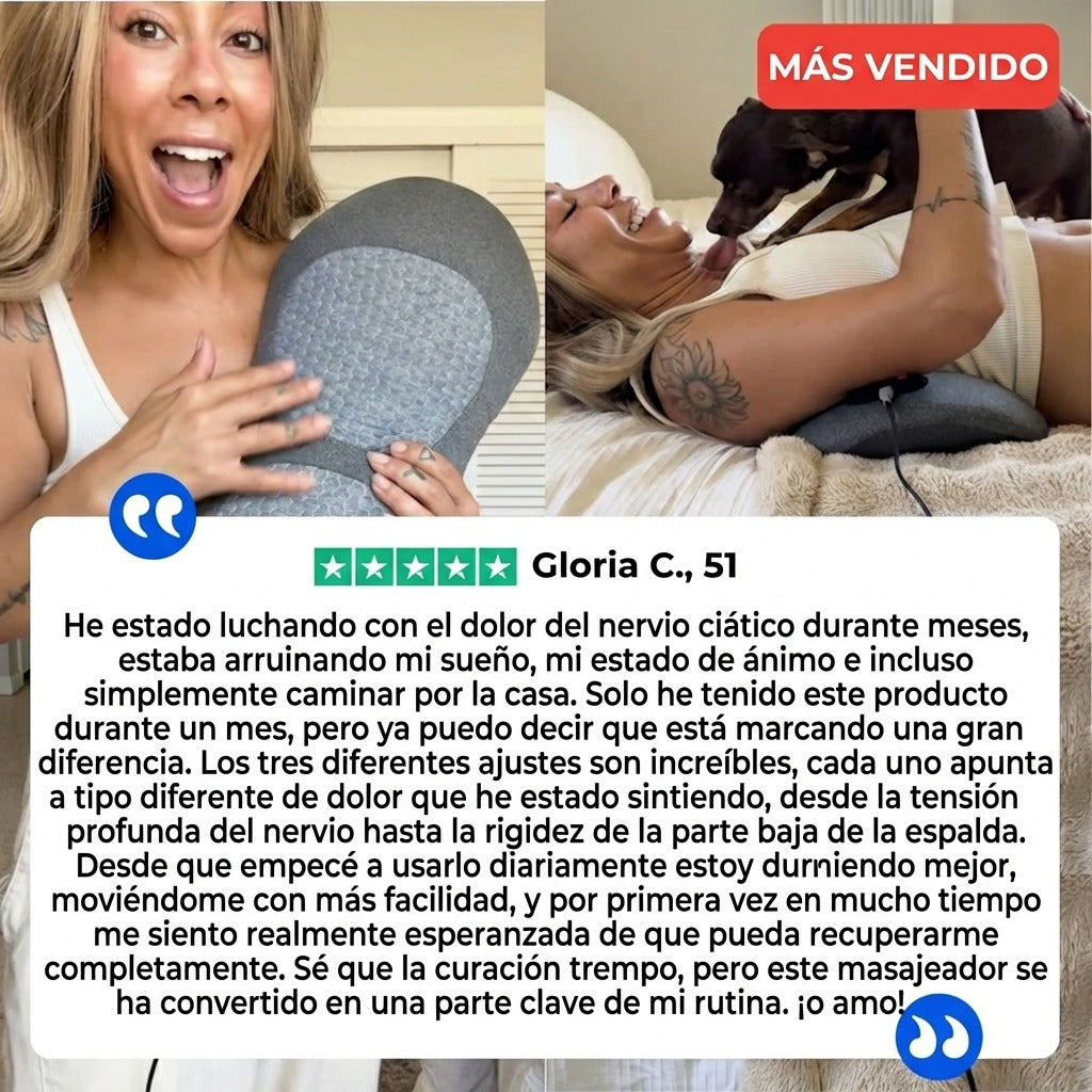 SomniX™ — Masajeador Triple Fusión