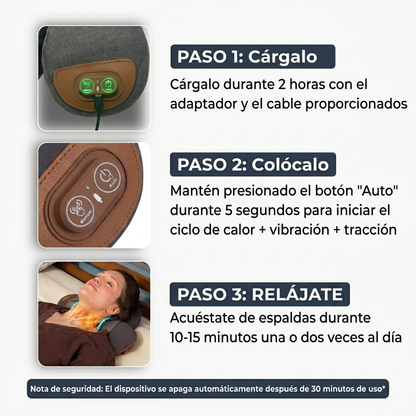 SomniX™ Masajeador Cervical 3 en 1